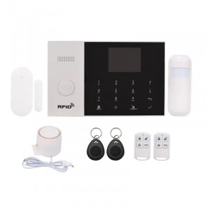 877, Беспроводная GSM/Wi-Fi сигнализация TUYA "SmartСтраж ШЕРИФ-GSM" для дачи и квартиры (2 канала оповещения, RFID-брелки, аккумулятор, проводные зоны), 67614, 6 350.00 р., TUYA "SmartСтраж ШЕРИФ-GSM", TUYA, Автосигнализации GSM