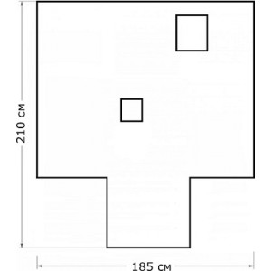 Автоодеяло для двигателя "Автотепло №17", 185x210 см (КАМАЗ до Евро4)